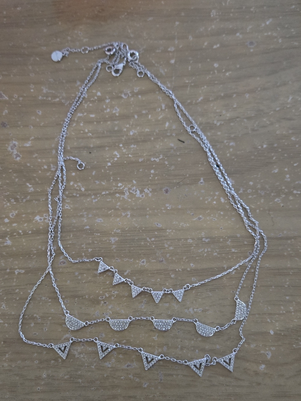 Stella And Dot Pave Chevron Necklace